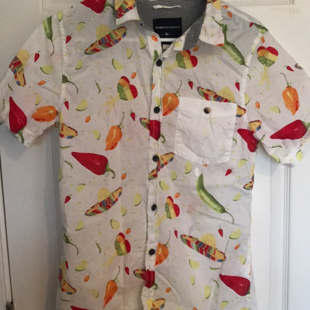 Short sleeve button down shirt